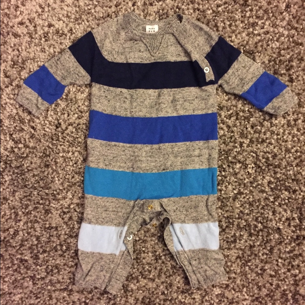 One piece baby boy sweater